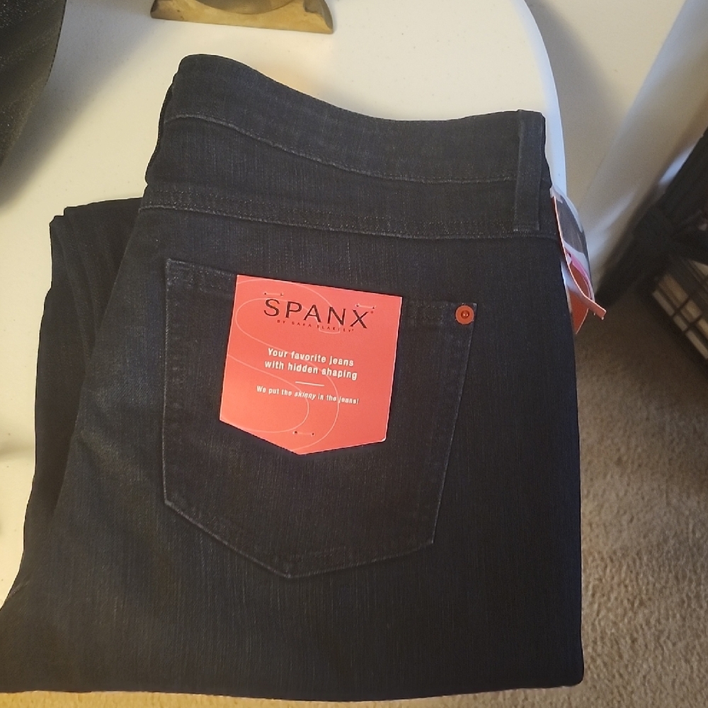 SPANX Women's Dark Blue Jeggings